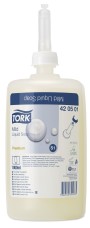 420501 - S1 - Tork jemné tekuté mydlo krémové  - 1000 ml, 1000 dávok